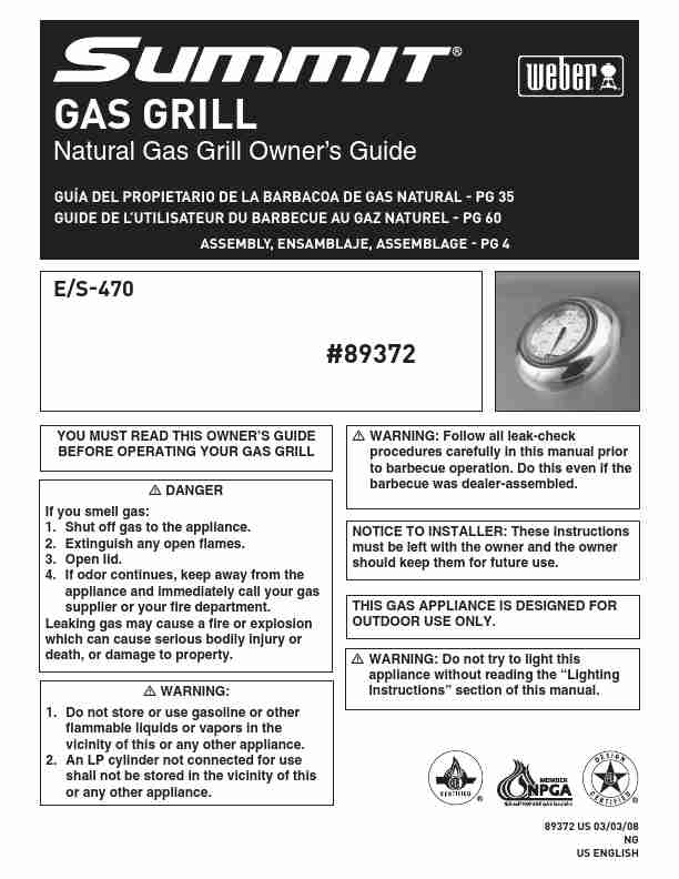 Weber Gas Grill ES 470-page_pdf